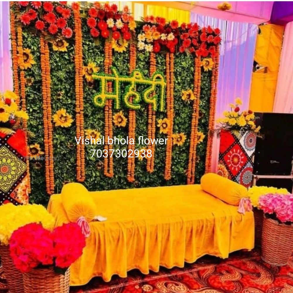 Photo From haldi ceremony decoration - By Vishal Bhola Flower and Decoration