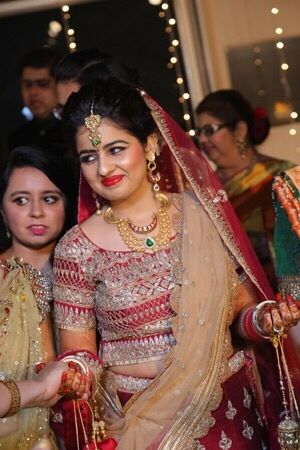 Photo From bride Ashima - wedding day - By Nikita Gaur Makeovers