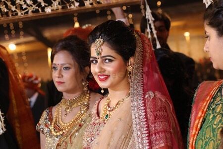 Photo From bride Ashima - wedding day - By Nikita Gaur Makeovers