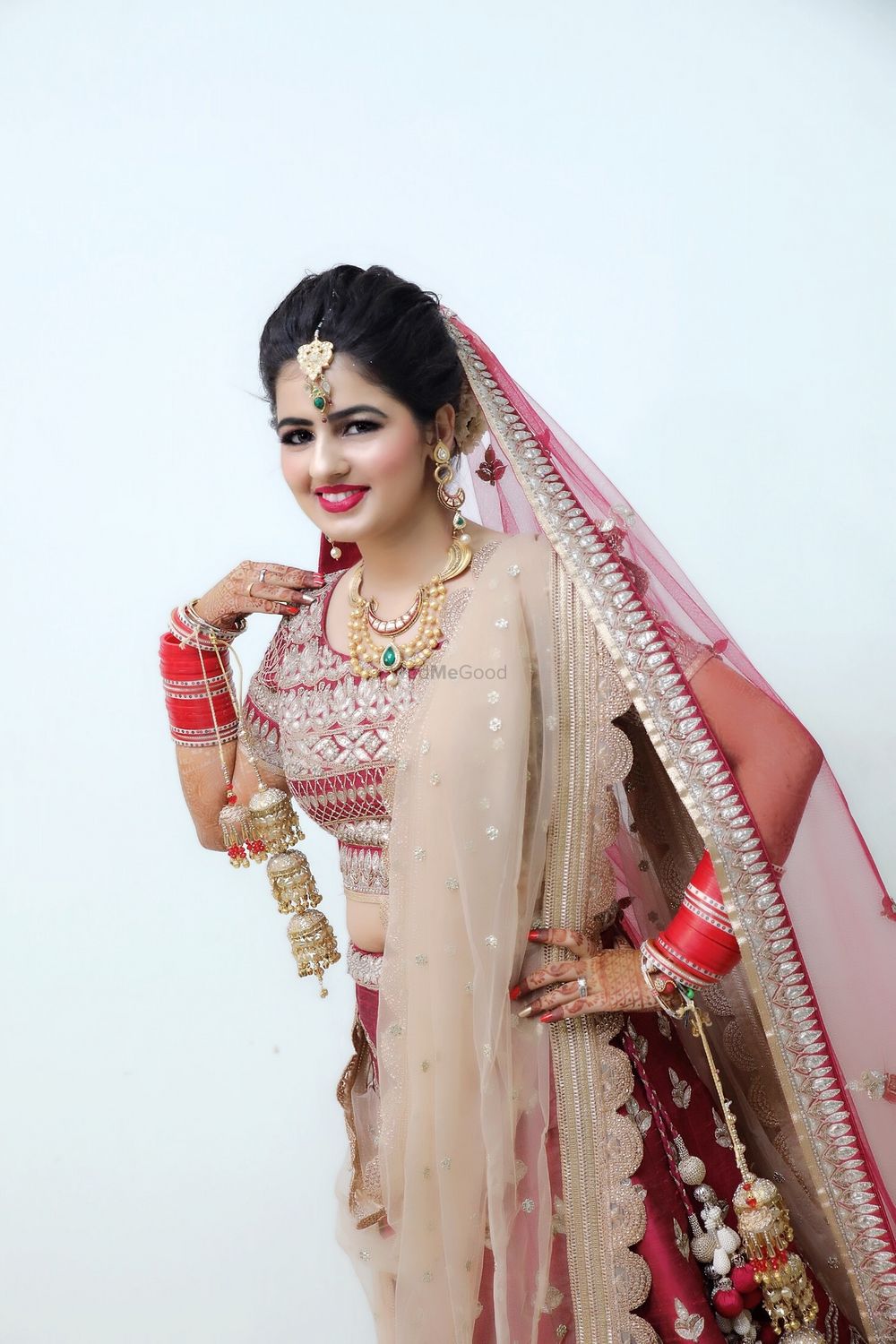 Photo From bride Ashima - wedding day - By Nikita Gaur Makeovers