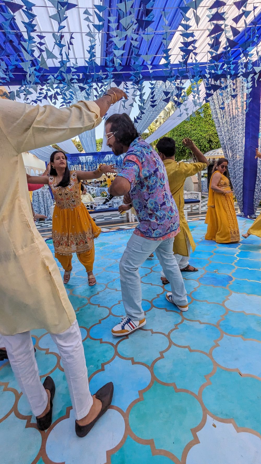 Photo From Aqua Blue Haldi Theme Party - By Anchor Gaurav Fatnani