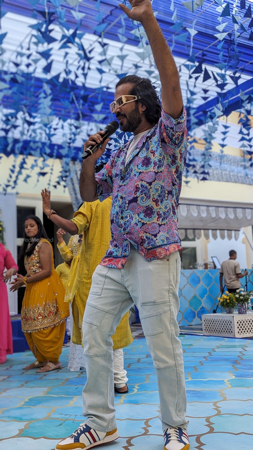 Photo From Aqua Blue Haldi Theme Party - By Anchor Gaurav Fatnani