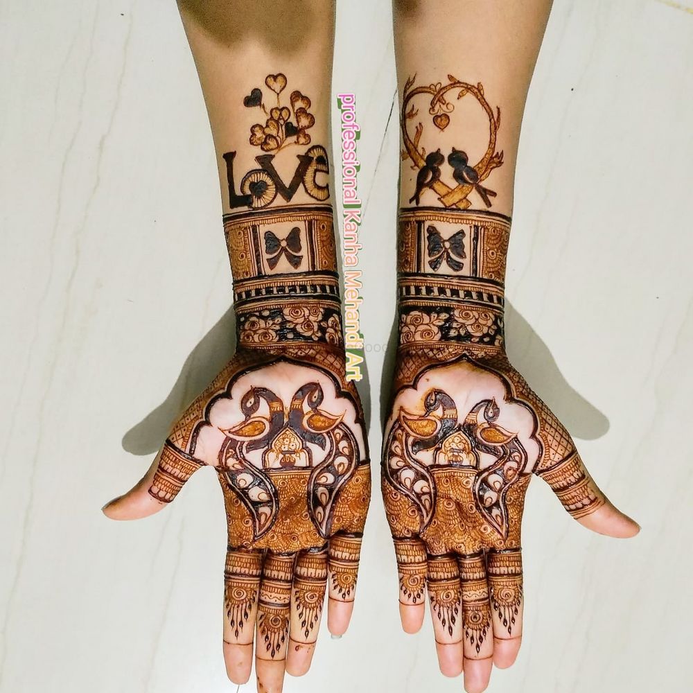 Photo From Bridal special engagement design - By Professional Kanha Mehandi Art