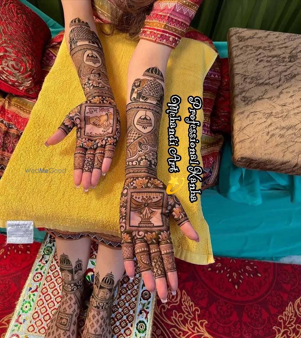 Photo From Ingagement Disign - By Professional Kanha Mehandi Art