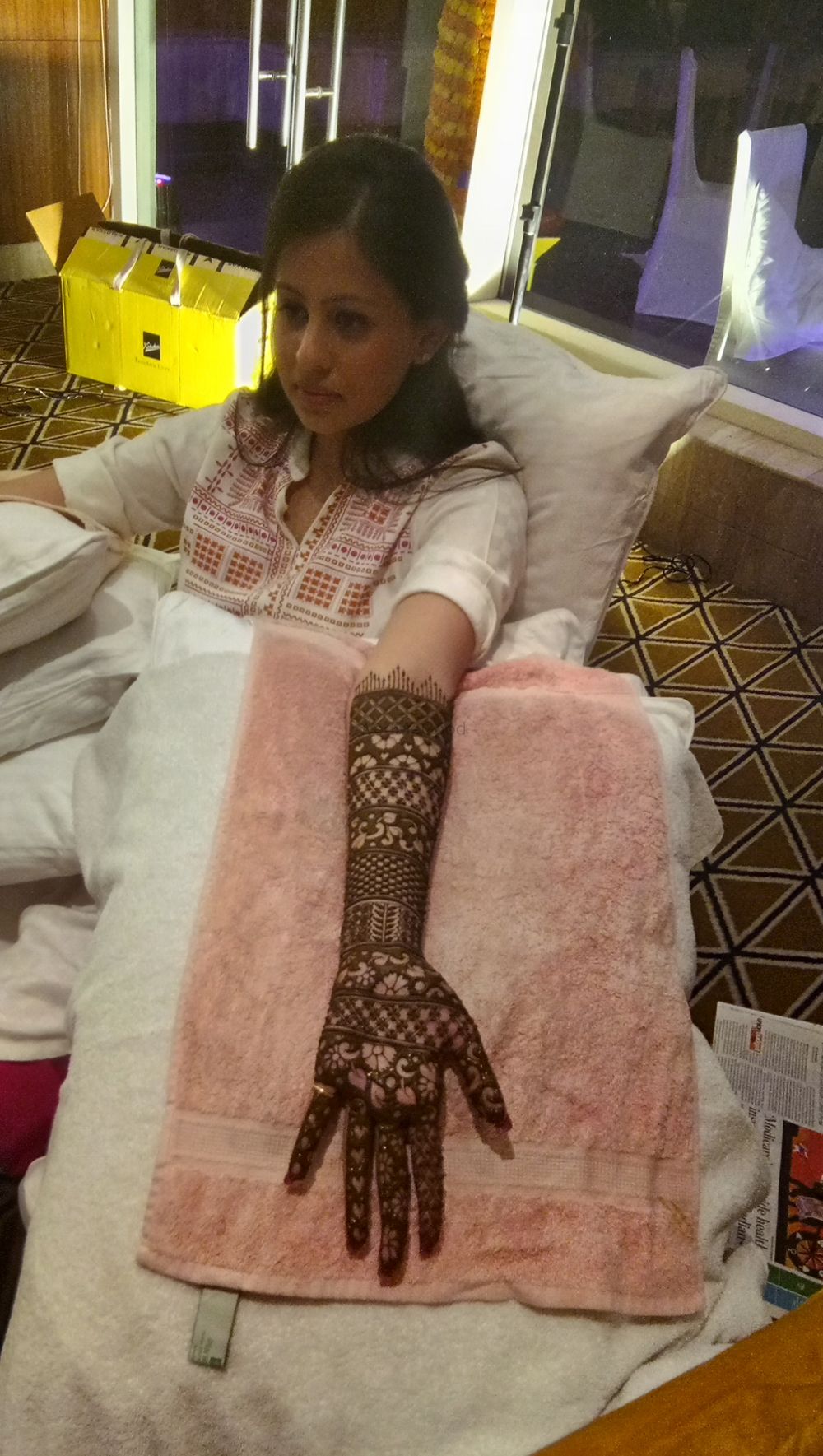 Photo From Nikita Bridal Mehendi ceremony at Hilton Hotel,  gurgaon on 2nd Feb 2018 - By Shalini Mehendi Artist