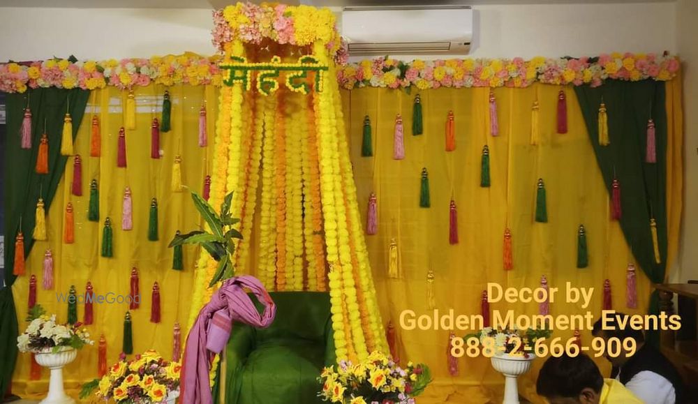 Photo From HALDI MEHNDI MAYURI MATHURIA vasant kun nivideta kunj k31 delhi on 22 November 2024 - By Golden Moment Decor