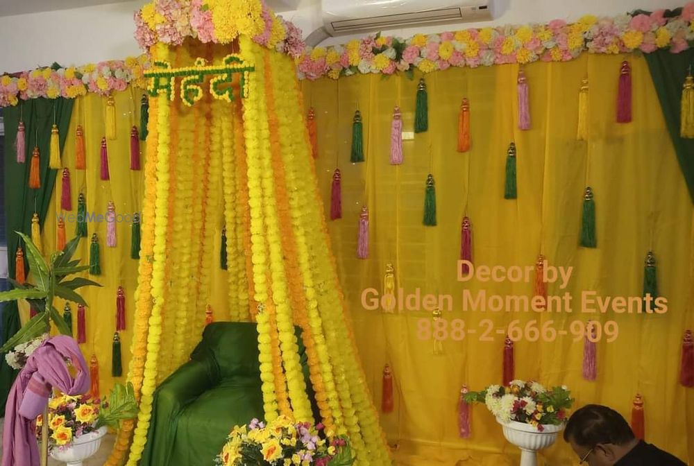 Photo From HALDI MEHNDI MAYURI MATHURIA vasant kun nivideta kunj k31 delhi on 22 November 2024 - By Golden Moment Decor