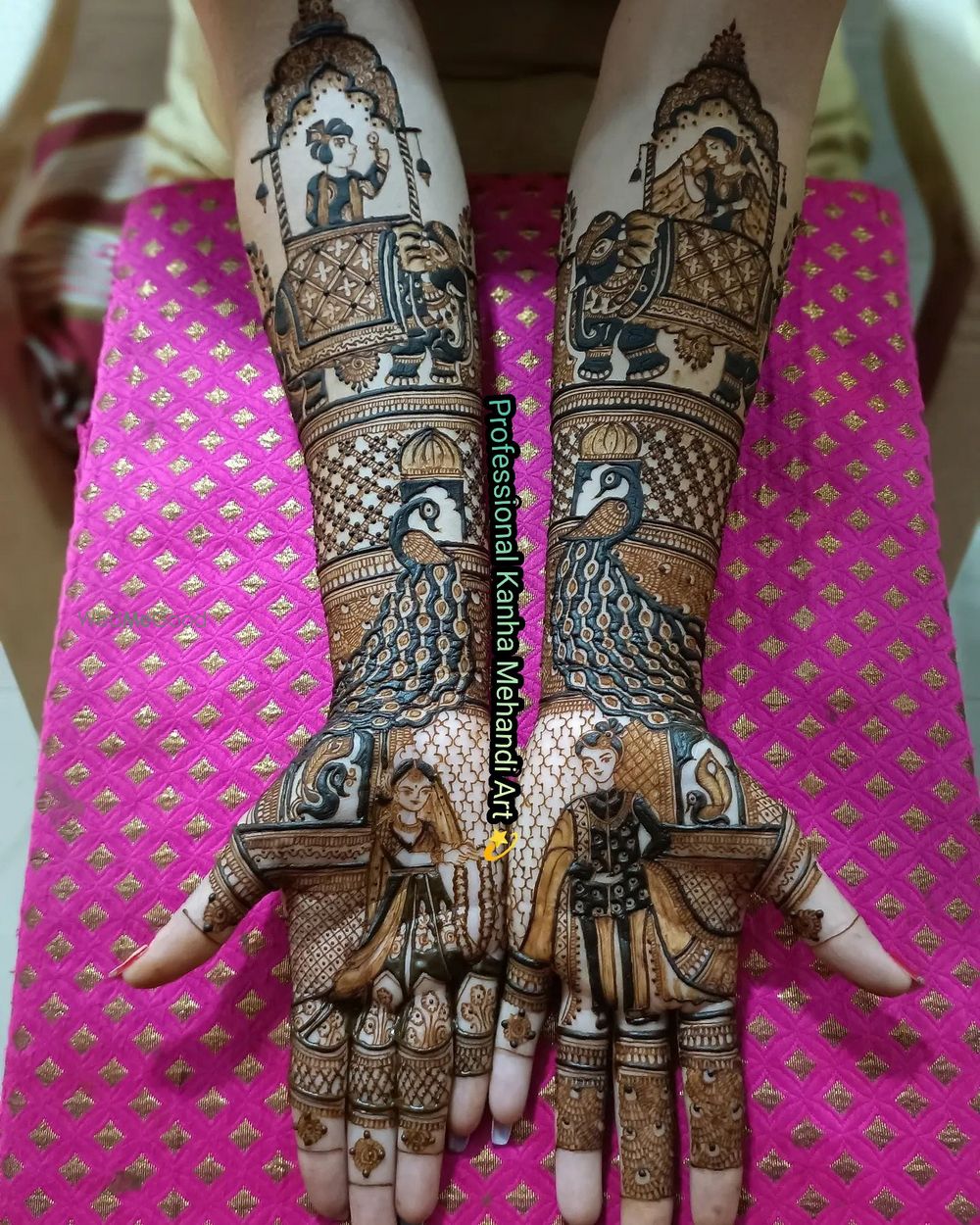 Photo From Special Bridal Mehendi Disign. - By Professional Kanha Mehandi Art