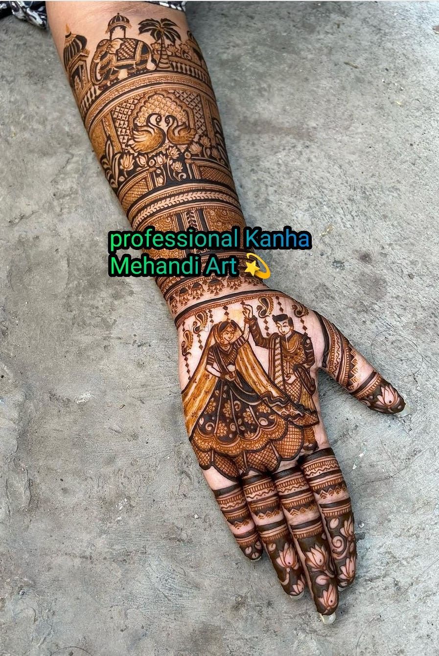 Photo From Special Bridal Mehendi Disign. - By Professional Kanha Mehandi Art