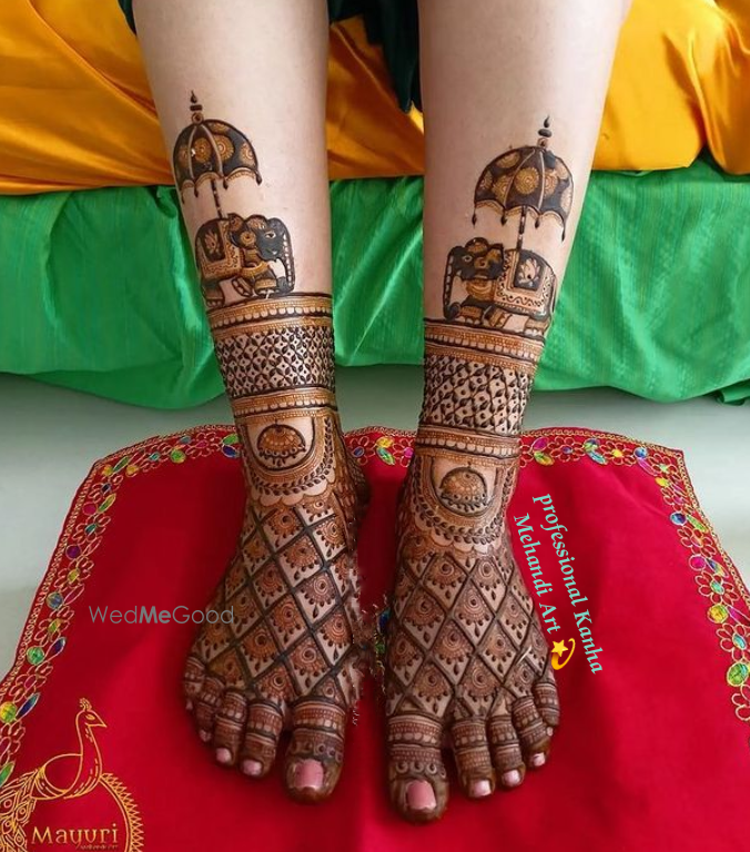 Photo From Bridal Leg special Disign - By Professional Kanha Mehandi Art