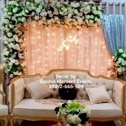 Photo From Muslim roka ceremony at home ( baat pakki) decor - By Golden Moment Decor