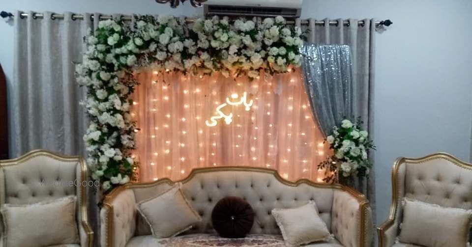 Photo From Muslim roka ceremony at home ( baat pakki) decor - By Golden Moment Decor