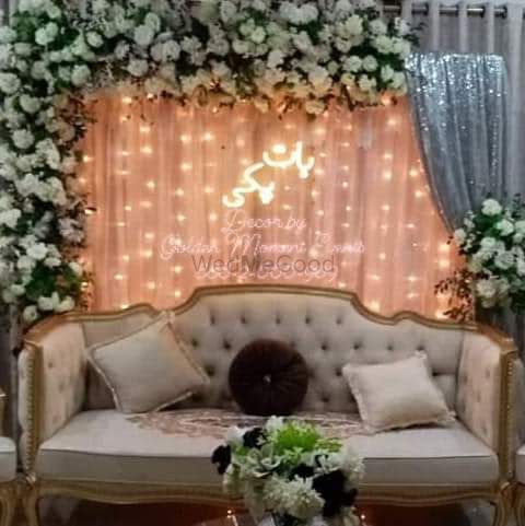 Photo From Muslim roka ceremony at home ( baat pakki) decor - By Golden Moment Decor