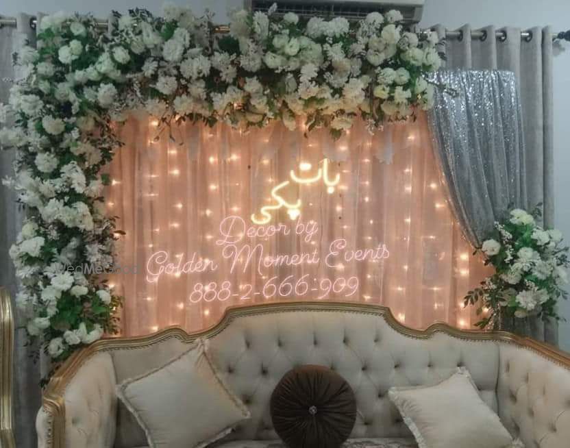 Photo From Muslim roka ceremony at home ( baat pakki) decor - By Golden Moment Decor