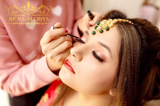 Photo From destination brides - By Richa Alchiya Makeup Artist and Hairstylist