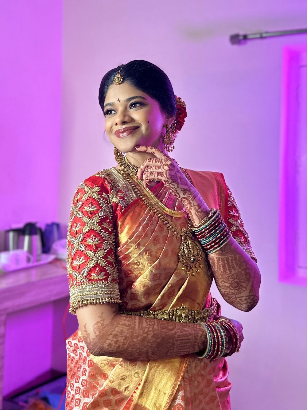 Photo From Sahithya’s Wedding Look - By Makeup Artist Santoshi