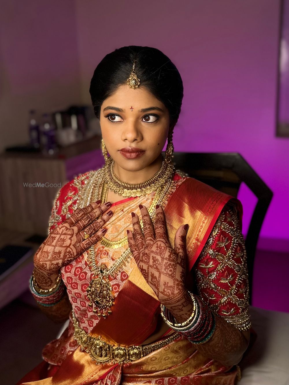 Photo From Sahithya’s Wedding Look - By Makeup Artist Santoshi