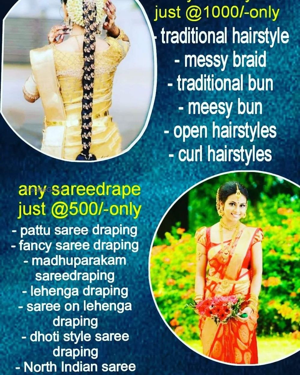 Photo From pricelist - By Vandana's Bridal Makeovers