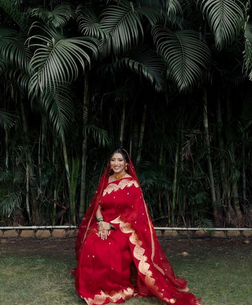 Photo From Taj Bride in red saree. - By Blushing Beauty by Akansha Thakur