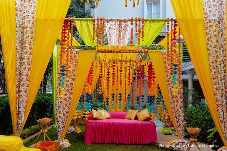 Photo From HALDI DECORATION - By SK Events and Caterers