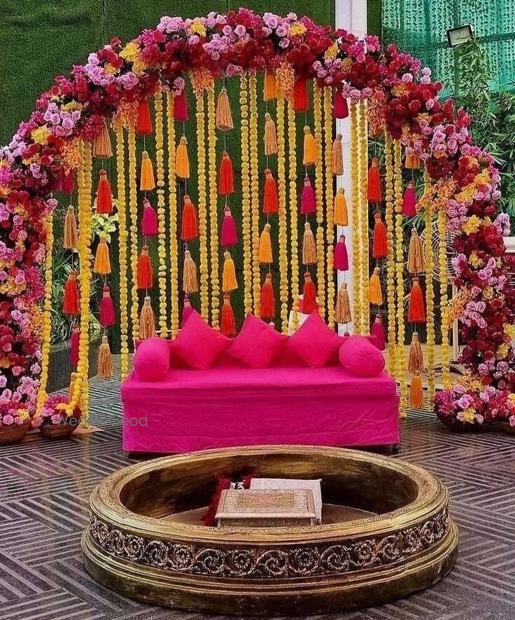 Photo From HALDI DECORATION - By SK Events and Caterers