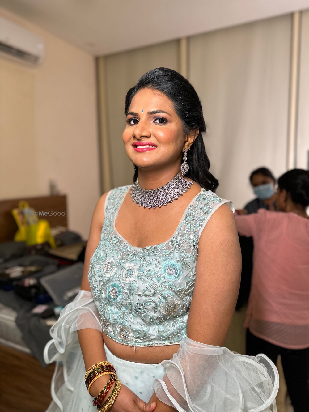 Photo From Shivapriya’s Sangeet Look - By Makeup Artist Santoshi