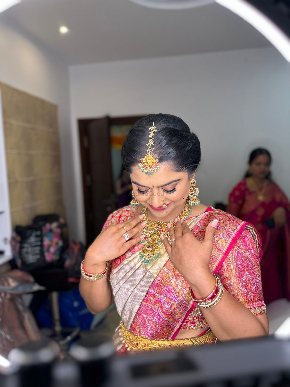 Photo From Sowmya Reddy’s Pellikuthuru - By Makeup Artist Santoshi