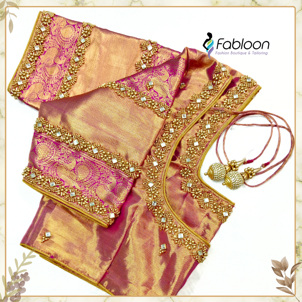 Photo From Bridal Aari Embroidery Blouse - By Fabloon