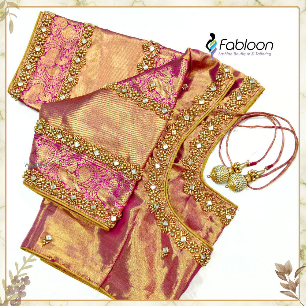 Photo From Bridal Aari Embroidery Blouse - By Fabloon