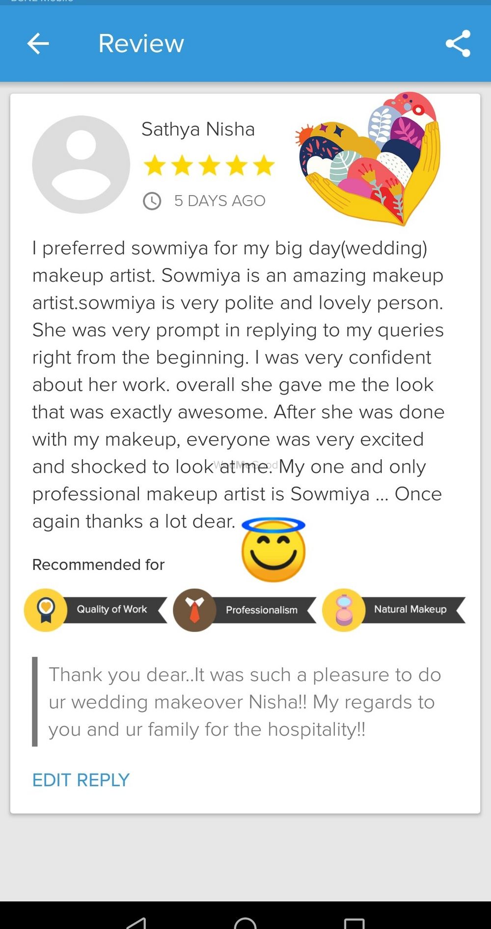 Photo From My client reviews - By Makeup by Sowmiya