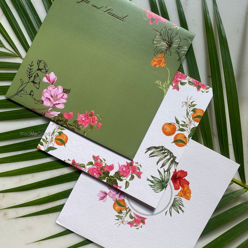 Photo From Tropical Summer Wedding Invite  - By Studio Grain