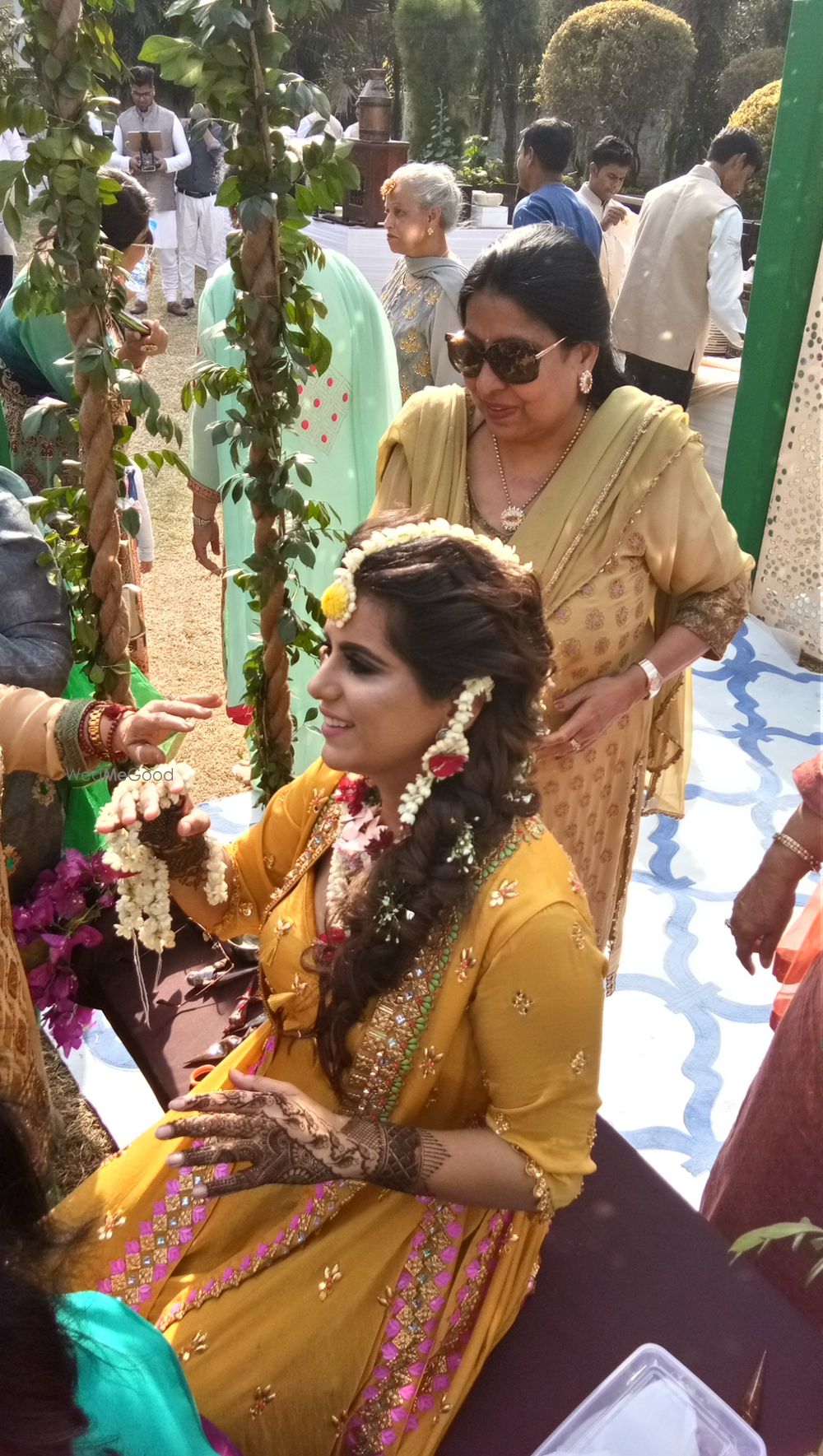 Photo From Ginni Kohli, The founder and CEO OF Wedwise,  Bridal Mehendi ceremony at sainik farms at Saket,  delhi on 17th Feb 2018 - By Shalini Mehendi Artist