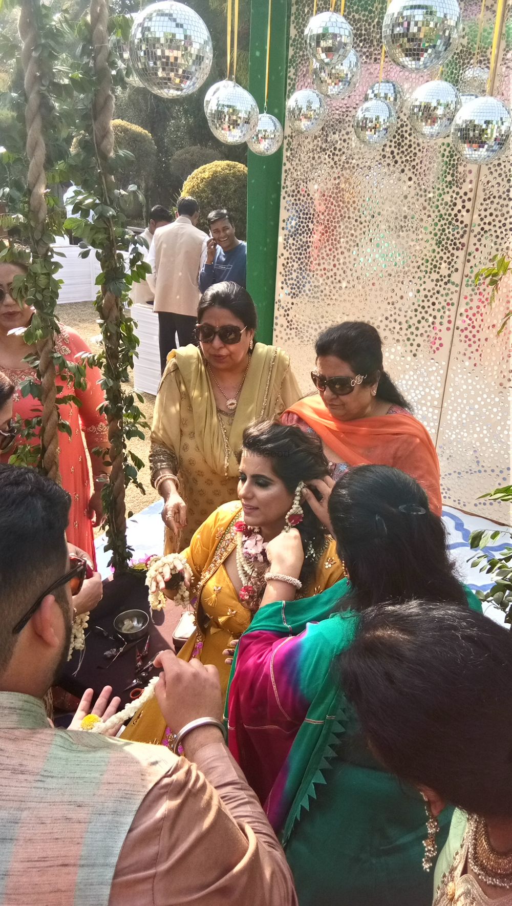 Photo From Ginni Kohli, The founder and CEO OF Wedwise,  Bridal Mehendi ceremony at sainik farms at Saket,  delhi on 17th Feb 2018 - By Shalini Mehendi Artist