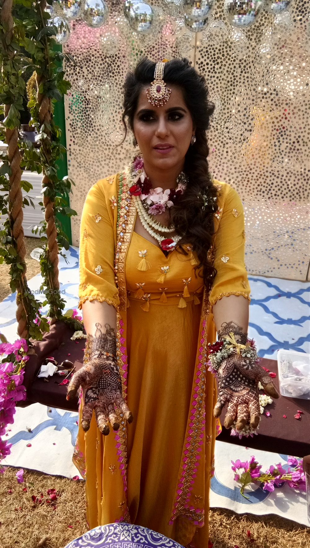 Photo From Ginni Kohli, The founder and CEO OF Wedwise,  Bridal Mehendi ceremony at sainik farms at Saket,  delhi on 17th Feb 2018 - By Shalini Mehendi Artist