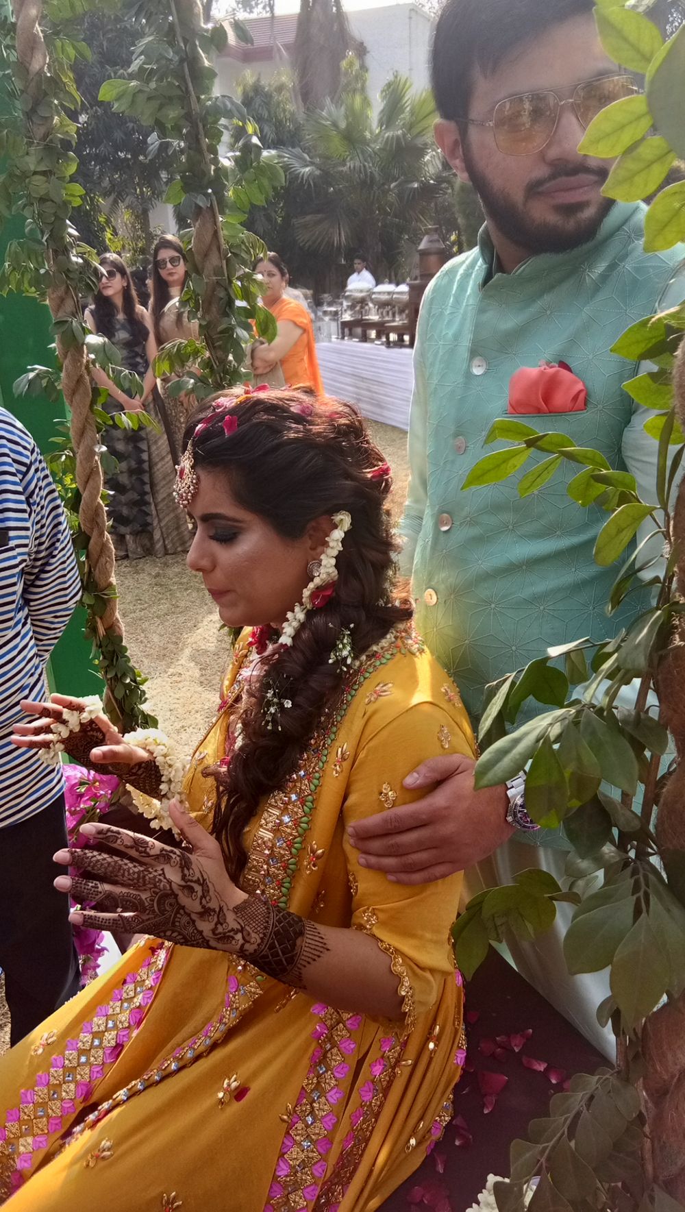 Photo From Ginni Kohli, The founder and CEO OF Wedwise,  Bridal Mehendi ceremony at sainik farms at Saket,  delhi on 17th Feb 2018 - By Shalini Mehendi Artist