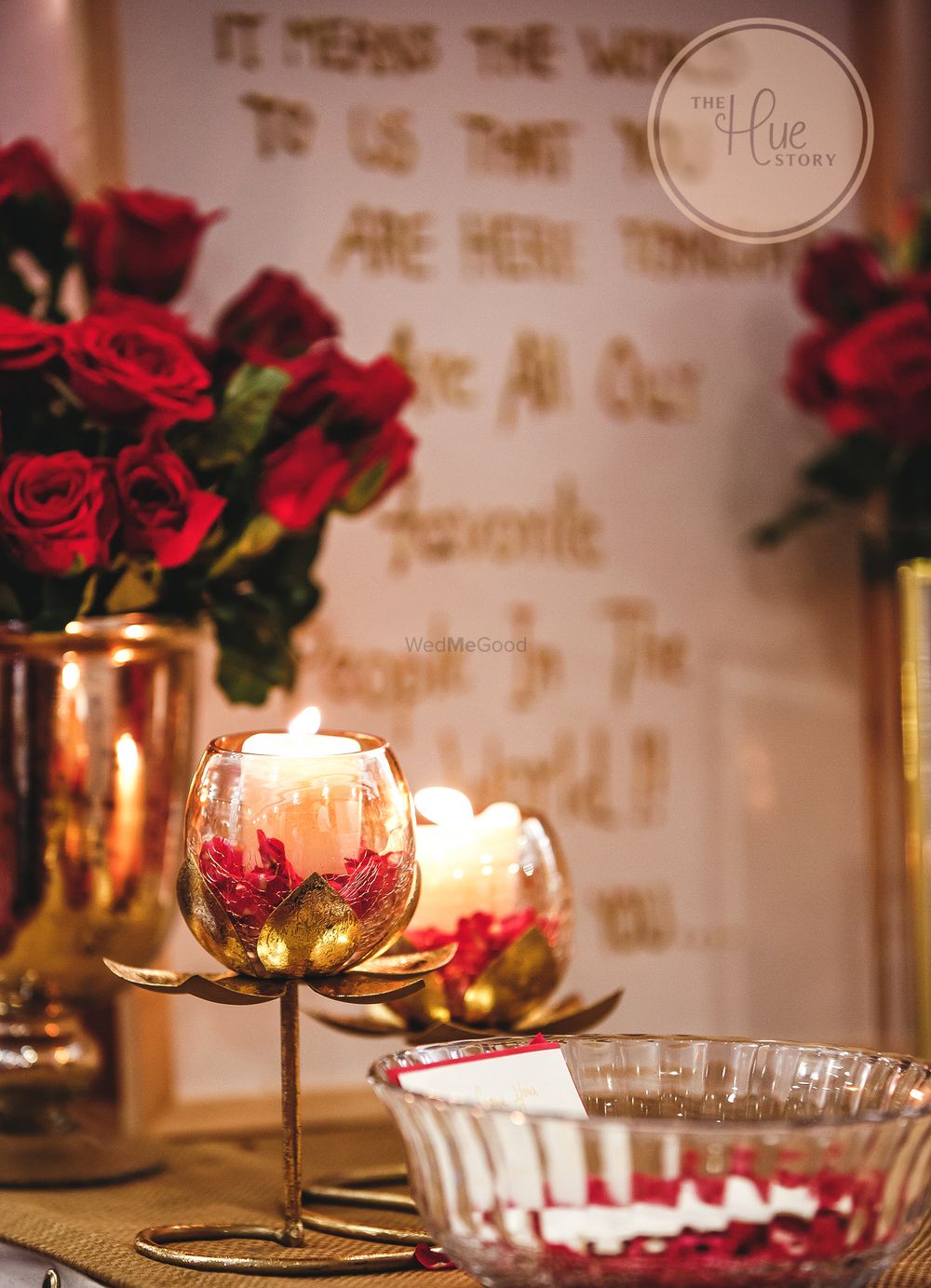 Photo From Red and Gold Wedding Reception - By The Hue Story