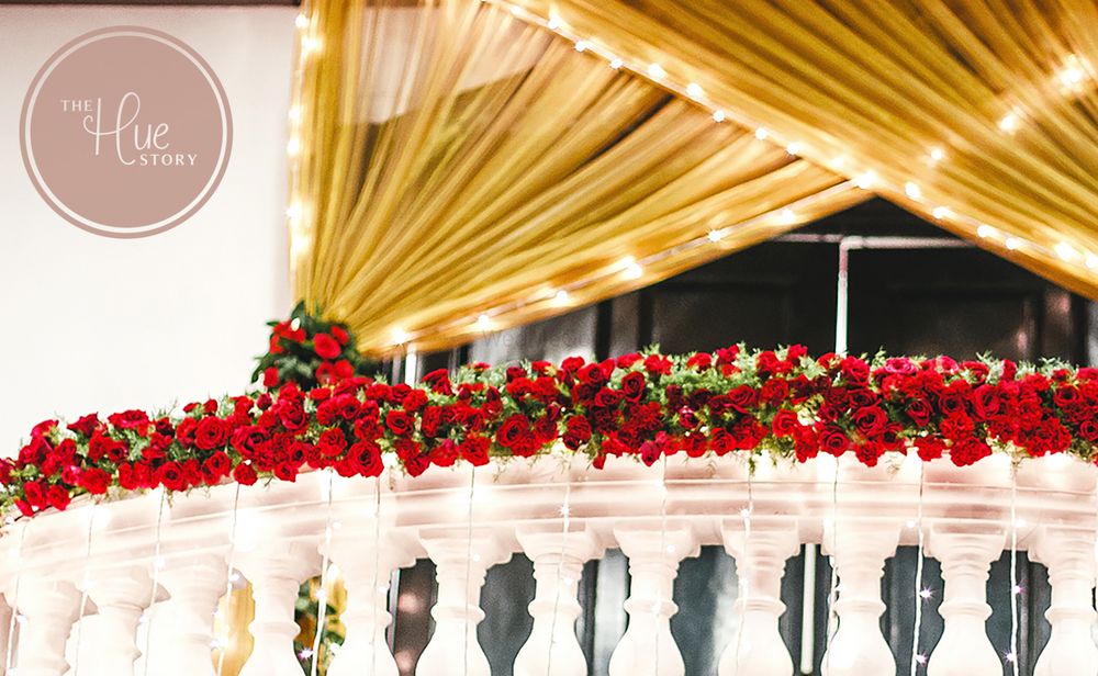 Photo From Red and Gold Wedding Reception - By The Hue Story
