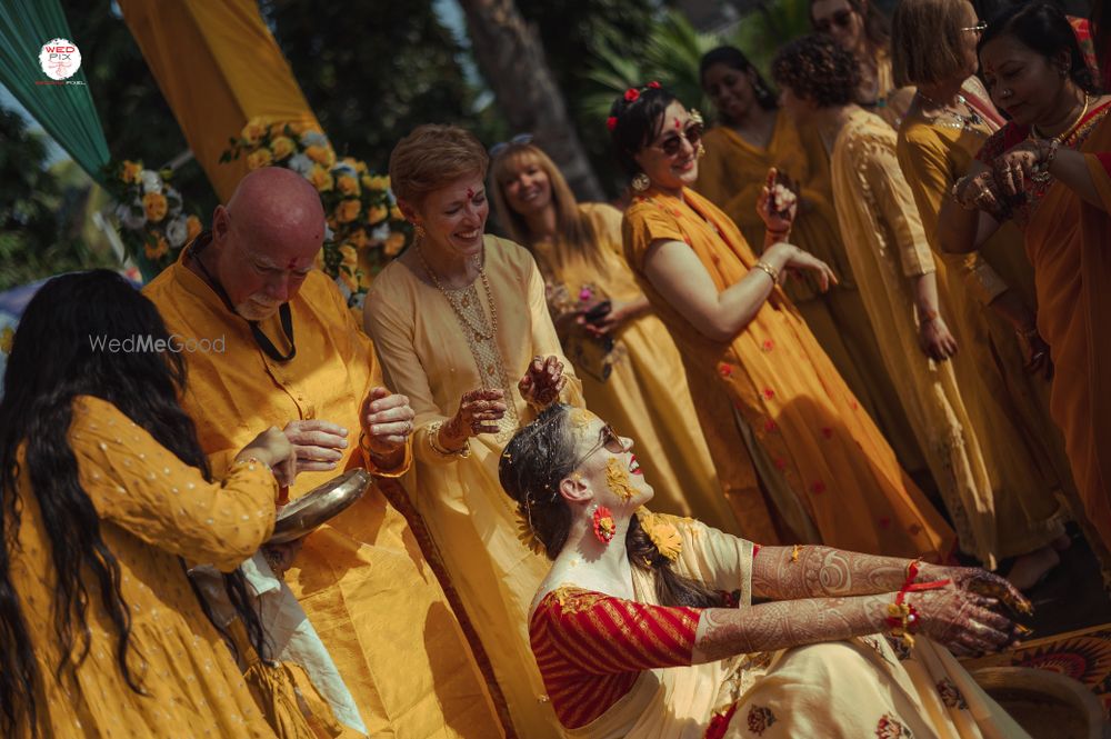 Photo From Haldi moments from Shub & Rachel - By Pixel Pals Production