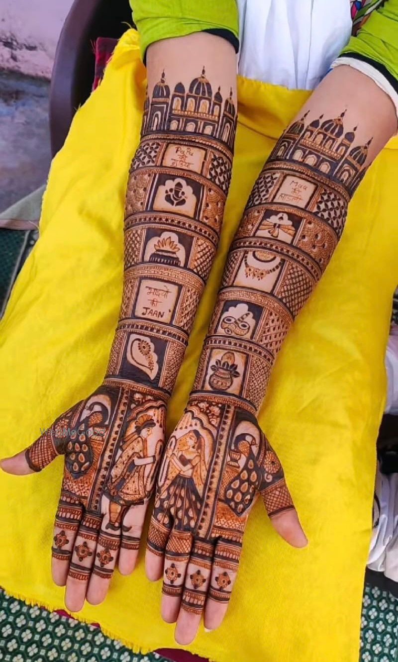 Photo From bridal mehandi hands design - By Mehendi Artist Krishna