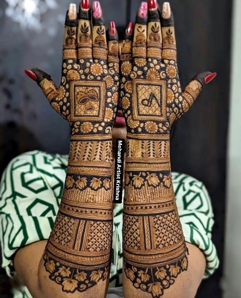 Photo From bridal mehandi hands design - By Mehendi Artist Krishna