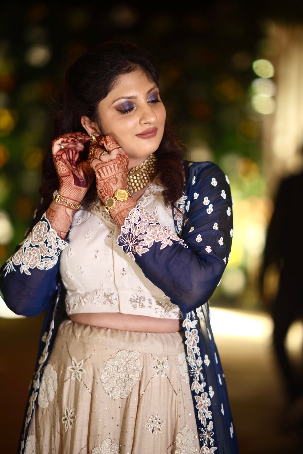 Photo From Blue Butterfly Sangeet - By MS Teli - Makeup And Hair Studio