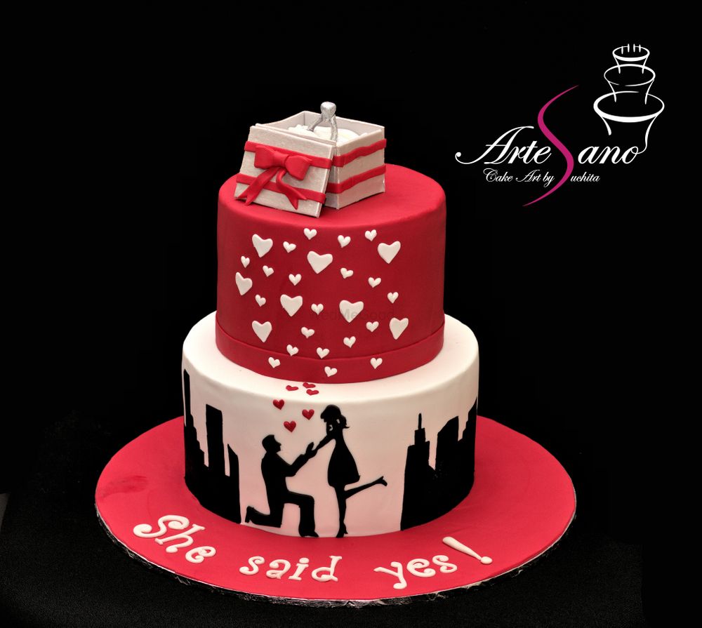 Photo From wedding/Engagement cakes - By  Artesano - Cake Art by Suchita