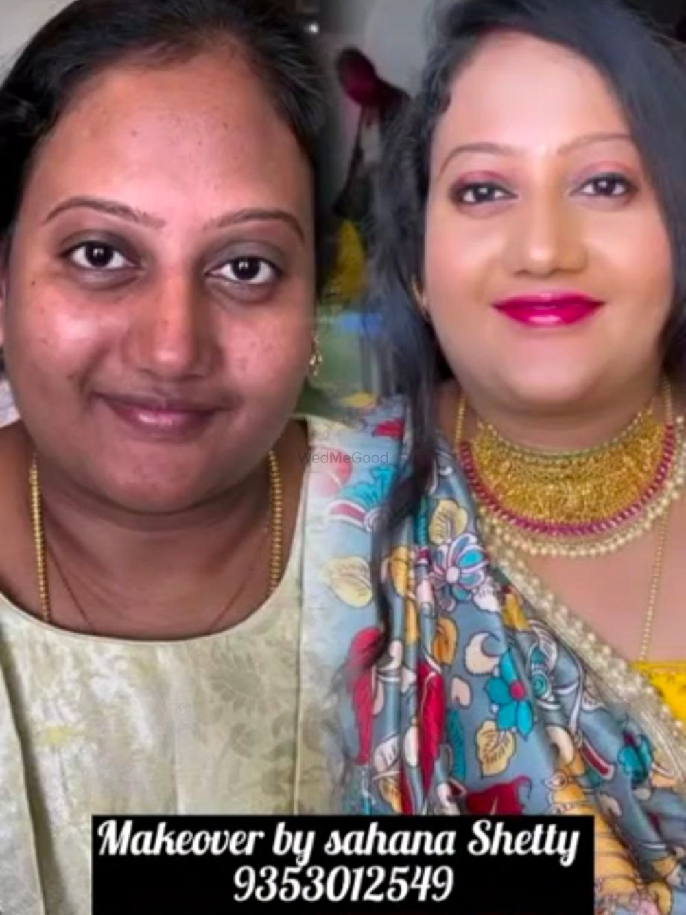 Photo From before and after of my bridals - By Makeover by Sahana Shetty