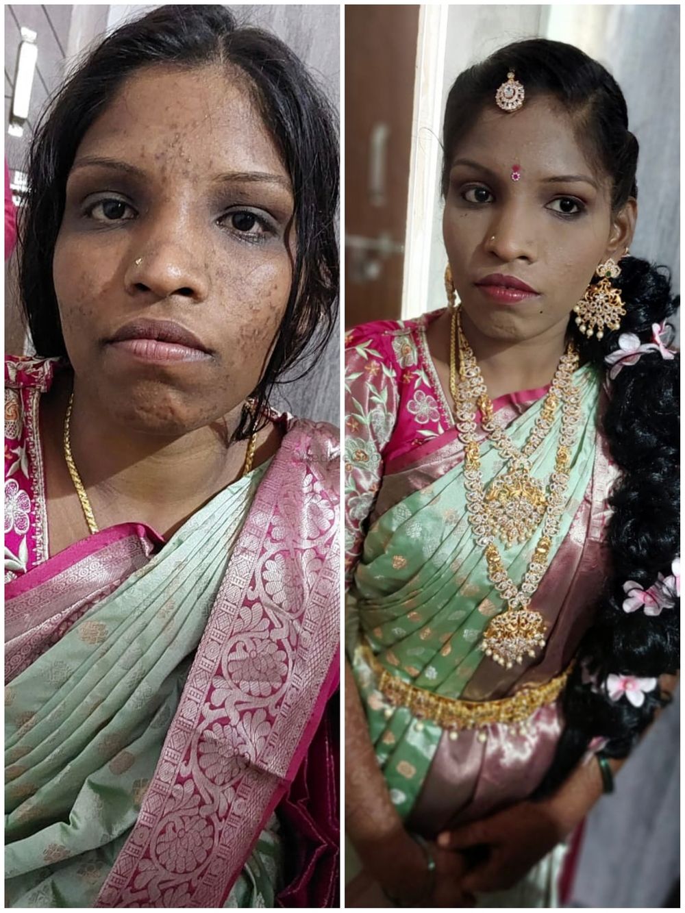 Photo From before and after of my bridals - By Makeover by Sahana Shetty