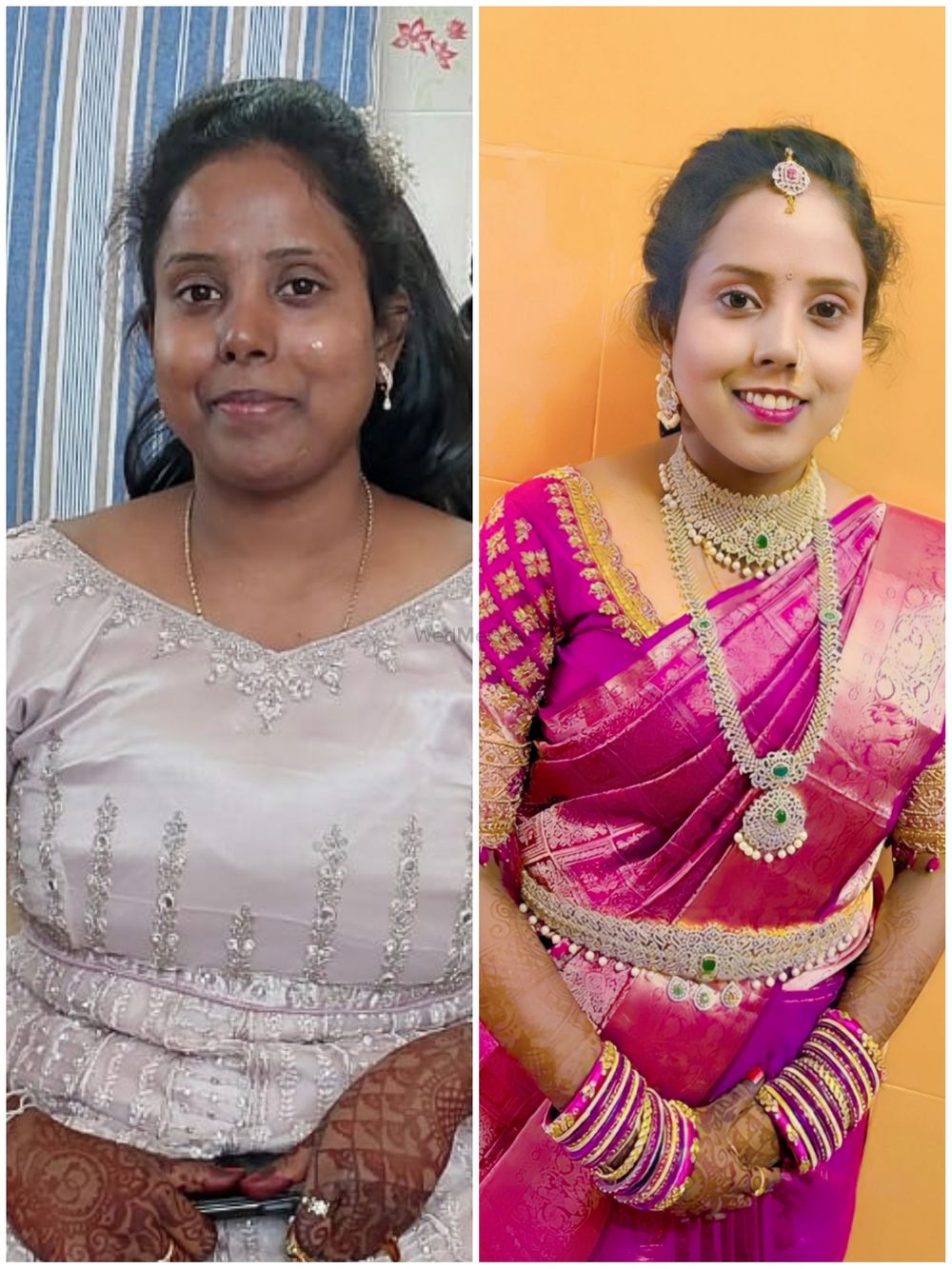 Photo From before and after of my bridals - By Makeover by Sahana Shetty