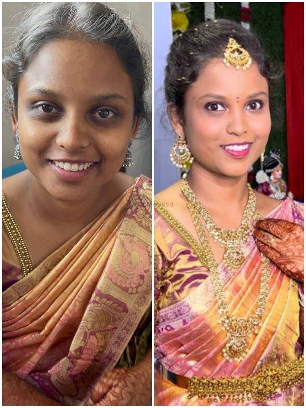 Photo From before and after of my bridals - By Makeover by Sahana Shetty