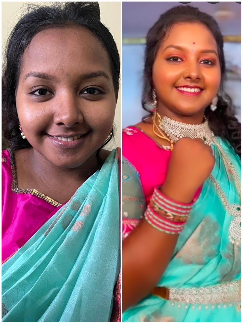 Photo From before and after of my bridals - By Makeover by Sahana Shetty