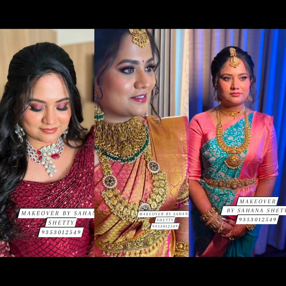 Photo From one bride in different looks - By Makeover by Sahana Shetty