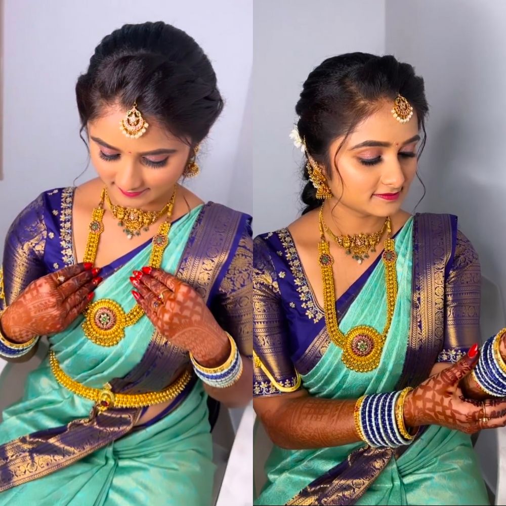 Photo From one bride in different looks - By Makeover by Sahana Shetty