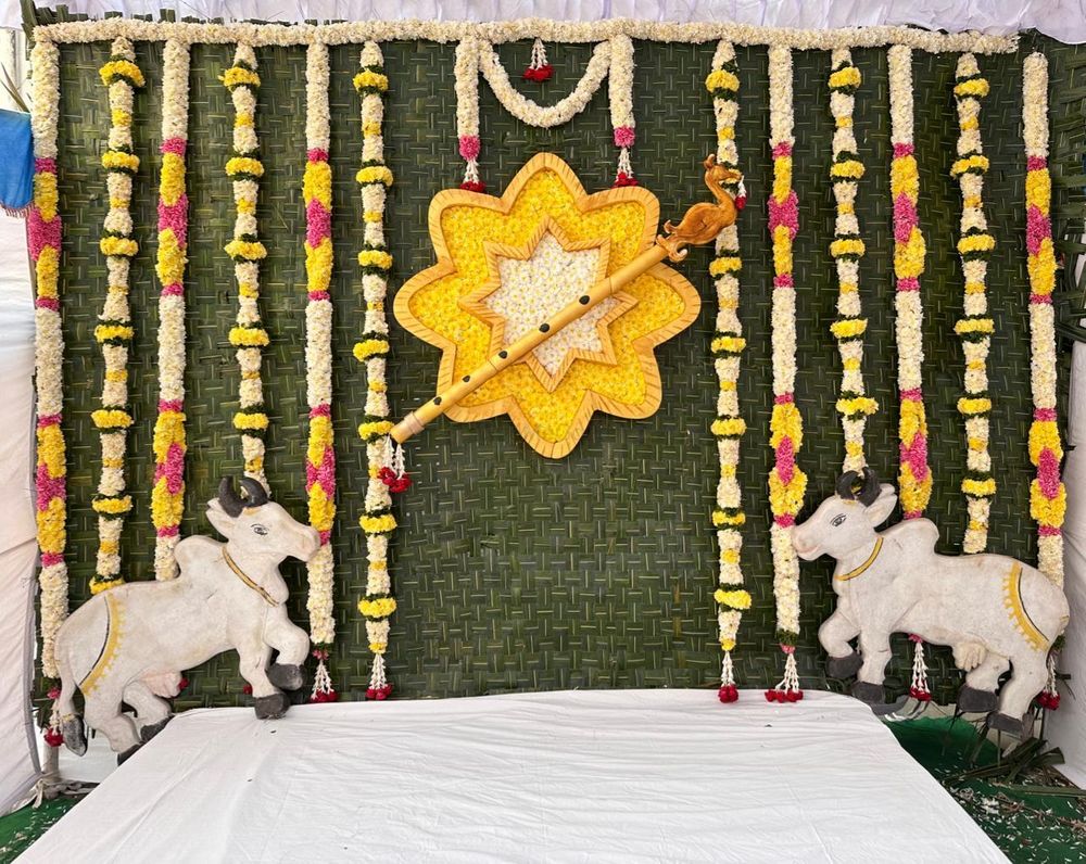 Photo From Haldi and Mehandi Decoration - By Brindavan Events